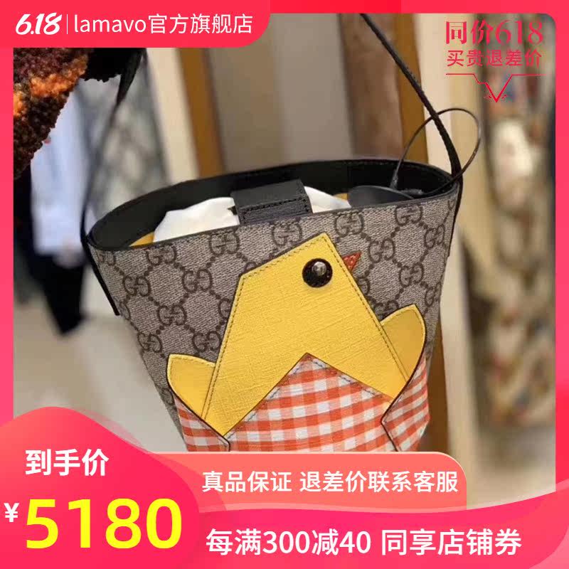 gucci古驰小鸡gg购物袋帆布手提包 LAMAVO女士包袋