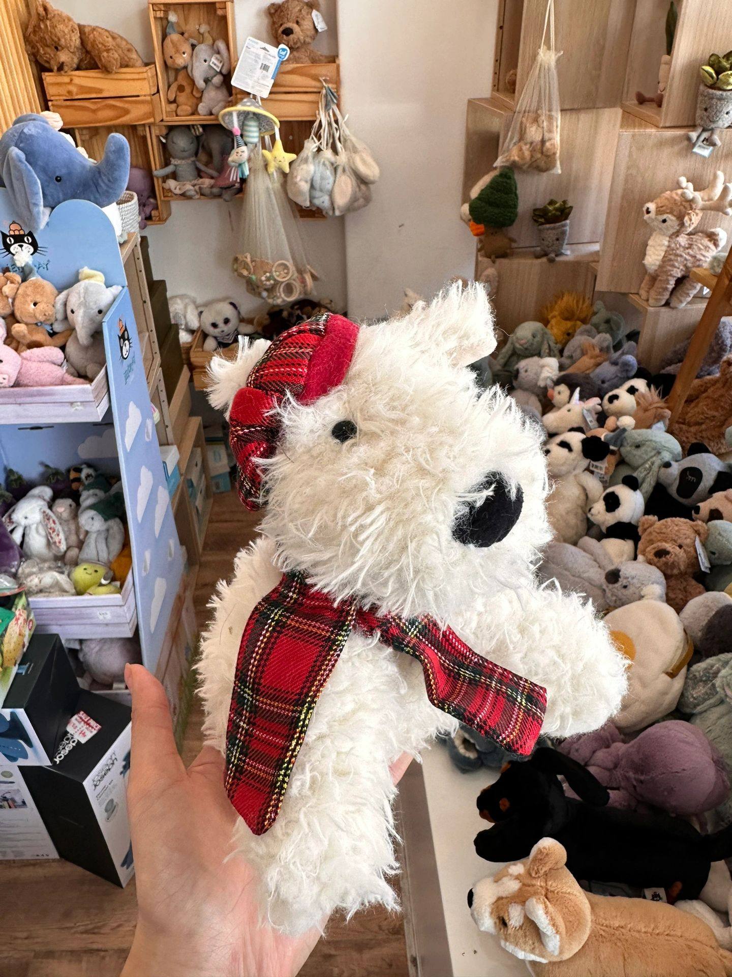 英国Jellycat圣诞暖冬西高地狗门罗苏格兰梗可爱儿童毛绒玩具玩偶,淘宝优惠券,粉丝福利购,淘宝优惠卷