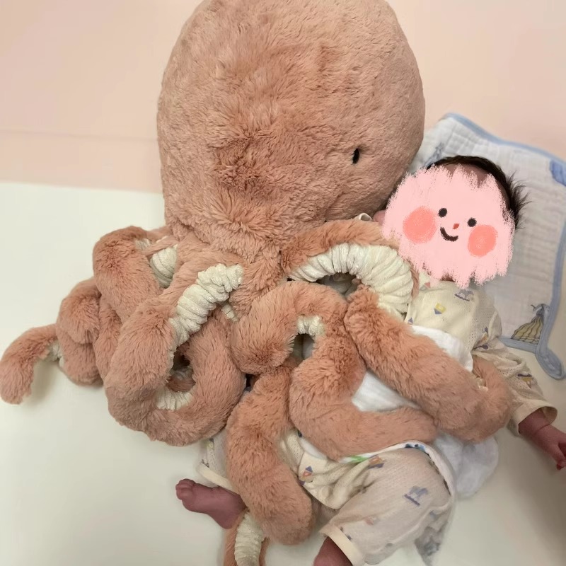 英国jELLYCAT玛雅章鱼八爪鱼可爱毛绒玩具宝宝安抚玩偶娃娃公仔 - 图1