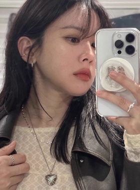 happyrim同款吊坠项链铜女