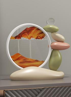 热卖新款流沙画摆件客厅电视柜酒柜玄关装饰品新房新居乔迁送礼