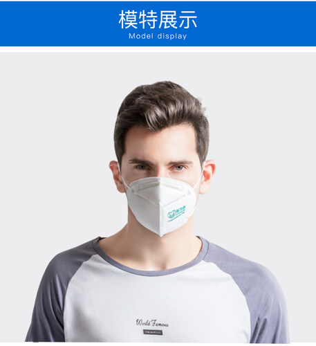 保为康9600防尘口罩一次性防雾霾打磨木工煤矿工业粉尘口罩 - 图1