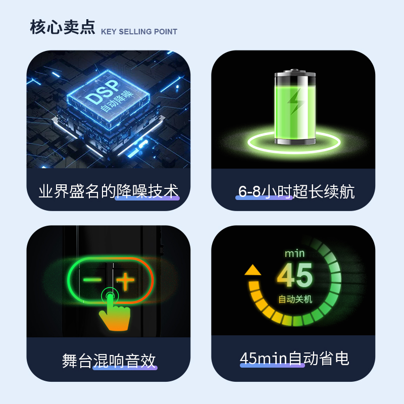 潮步 无线头戴式2.4G扩音器麦克风挂脖式小蜜蜂教师手持收音耳麦