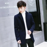 Демисезонный плащ, шерстяное пальто, куртка, 2019, в корейском стиле