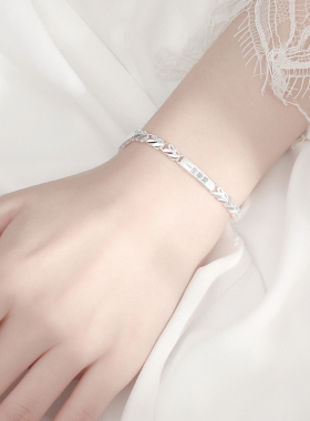 一生挚爱足银手链女520礼物