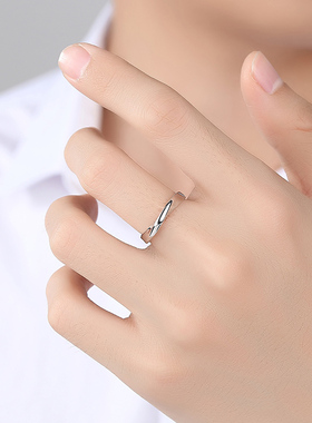 莫比乌斯环时尚个性风情侣对戒