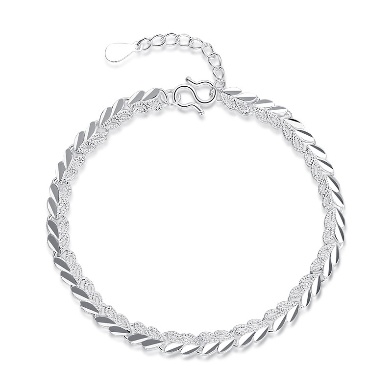 幸运999足银女情侣款520生日手链 缘奋手链