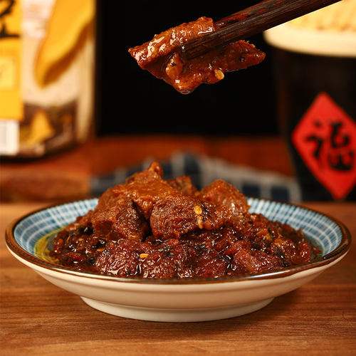 匠样子拌饭酱拌面自制不辣姬松茸肉多多酱下饭菜食品牛肉酱 - 图0