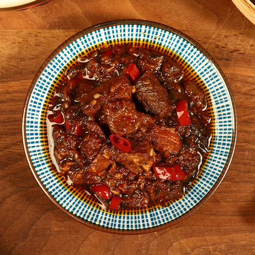 匠样子酸菜牛肉酱拌饭酱香辣拌面自制酱辣椒酱剁椒酱下饭菜酸菜 - 图2