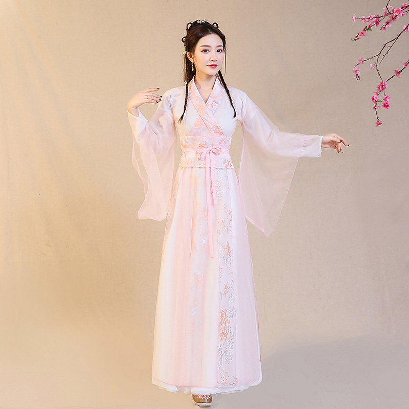 原创女超仙气古风学生改良版汉服 美俪秘籍汉服