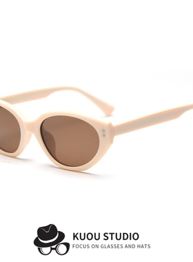 新款韩版偏光太阳眼镜男女网红素颜街拍复古板材脚墨镜