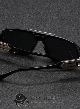 高级感前卫大框男士太阳镜朋克墨镜炫酷个性sunglasses men