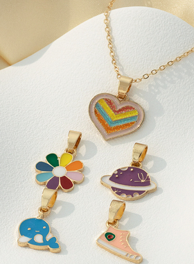 夏日风时尚个性简约可diy吊坠女