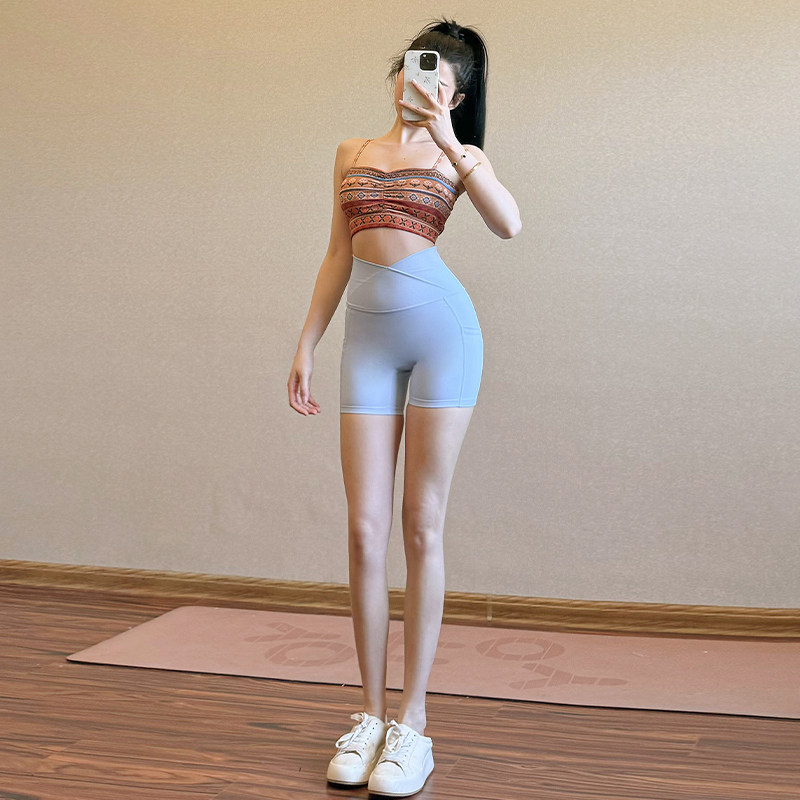 运动短裤女夏季高腰收腹提臀紧身外穿跑步骑行专业训练三分健身裤,淘宝优惠券,粉丝福利购,淘宝优惠卷