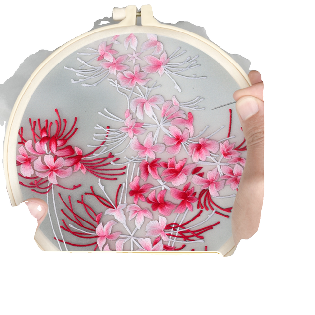 Su embroidery Bianhua diy ຊຸດວັດສະດຸຊຸດ
