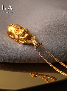 【新品八折】  中式吊坠一款两戴设计高级感锆石项链女