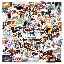 100 Cartoon Equestrian Show Graffiti Stickers Suitcase Refrigerator Electric Car Computer Skateboard Mobile Phone Water Cup Sticker