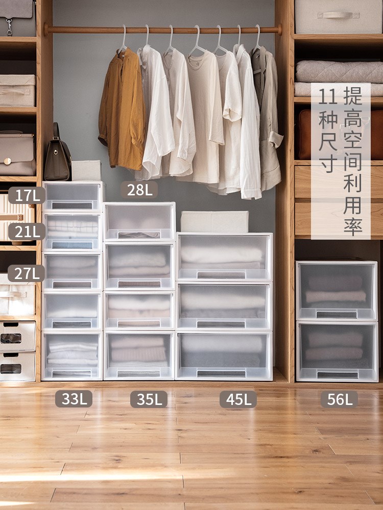 large draw type storage box plastic cst cst of draws - 图0