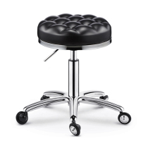 No Carhair Beauty Bench Hairdresle Shop Chair Beauty Hair Swivel Lifting Round Stool Large Bench Beautiful Stool Pulley Cut Hair