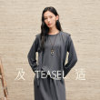 TEASEL「省心云朵」140S精纺羊毛可机洗可烘干撞色圆领打底衫套装