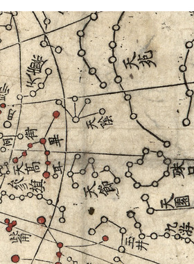 韩国国宝旧藏天象列次分野之图复古书画国画真迹微喷典藏复制装饰