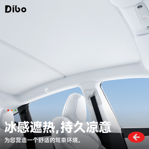 帝博特冰帘适用于特斯拉遮阳帘焕新model3/y天窗车顶汽车防晒配件 - 图2