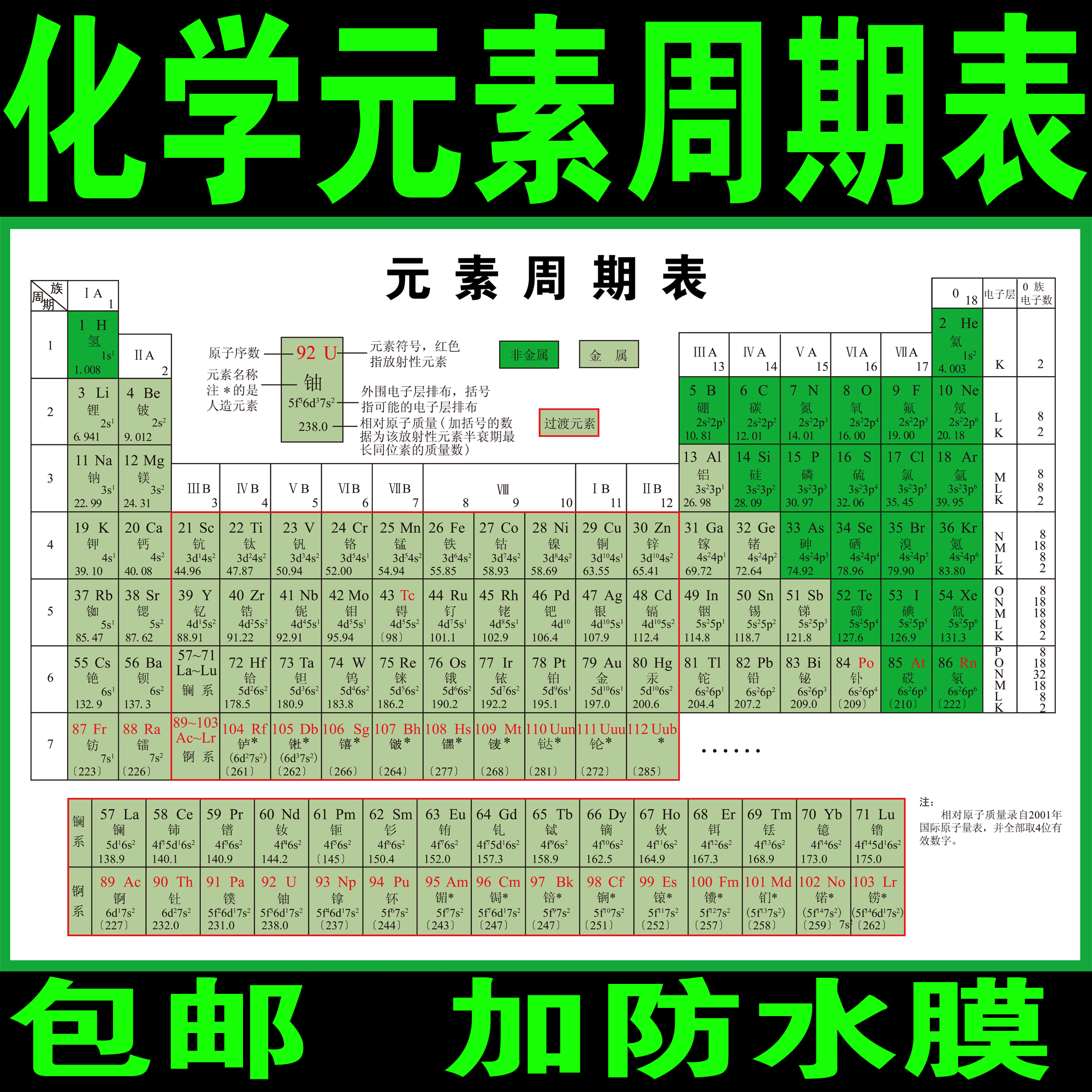 元素周期表挂图推荐品牌 新人首单立减十元 21年6月 淘宝海外 元素周期表挂图推荐品牌 新人首单立减十元 21年6月 淘宝海外