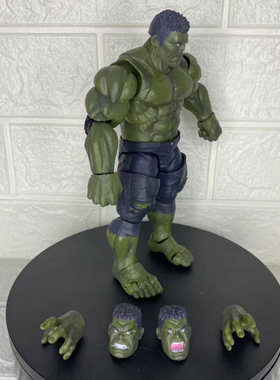 复仇者联盟 3 二代 shf 绿巨人与 iron man 关节可动手办模型