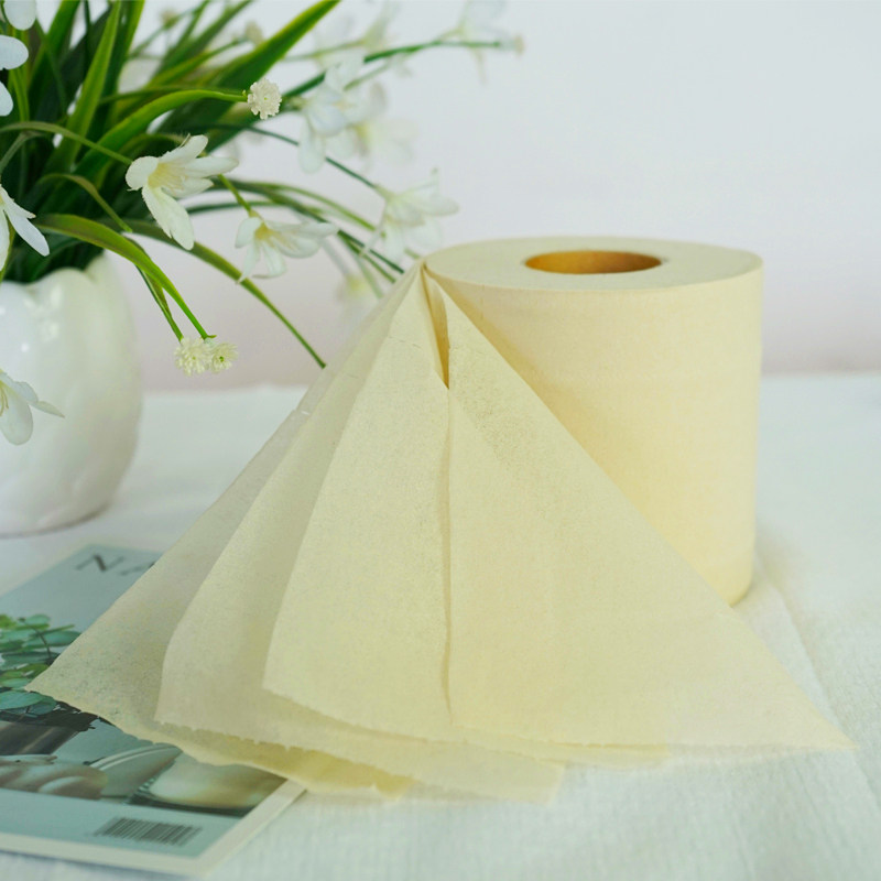 纯竹工坊竹浆本色卷纸巾卫生纸整箱 纯竹工坊家居卷筒纸