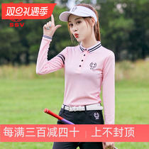 Golf Clothing Suit Women Pink Blouses Black Long Pants Body GOLF Autumn Winter New Jersey Long Sleeves Breathable