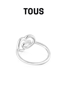 TOUSFlechazo系列925银双心戒指
