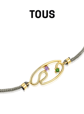 TSURI系列18K金透辉石紫水晶手链
