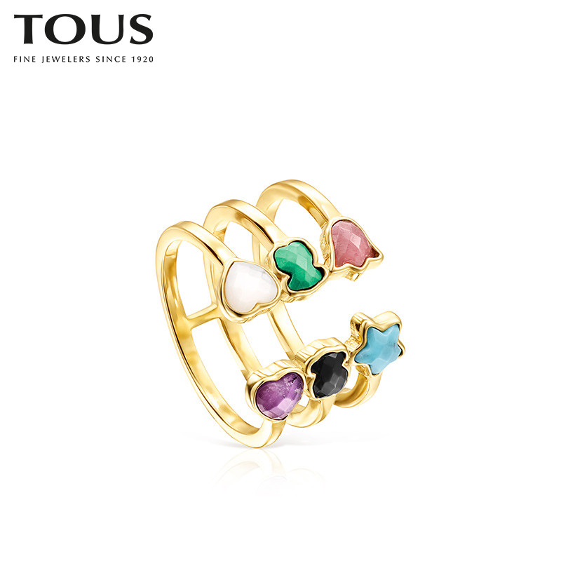 【新年礼物】tous /桃丝熊glory戒指 TOUS桃丝熊戒指/指环