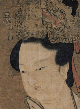 工笔画打印白描底稿竖幅晨星图人物佛像初学者临摹反复使用