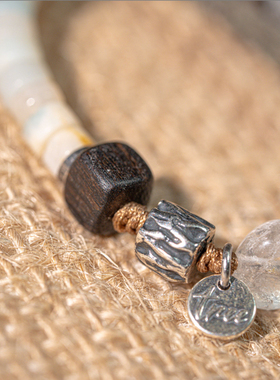 欧洲设计师TRÉE925银【山河】原创小众设计手工手链