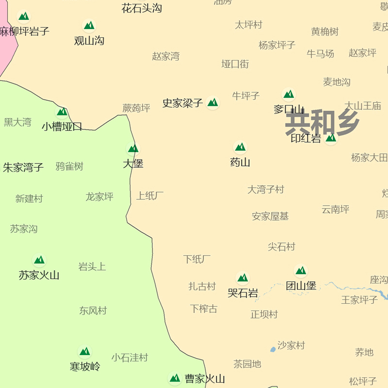 盐边县地图1.15攀枝花市高清折叠家用办公室书房装饰墙贴-图1