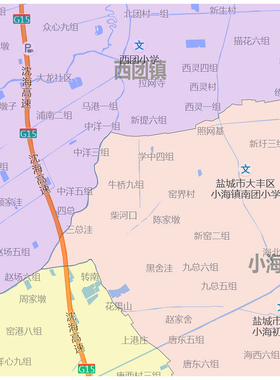 大丰区地图1.15m盐城市折叠家用高清办公室书房新款装饰画墙贴