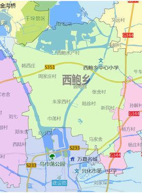 兴化市地图1.15m泰州市 家用折叠高清办公室书房新款装饰画墙贴