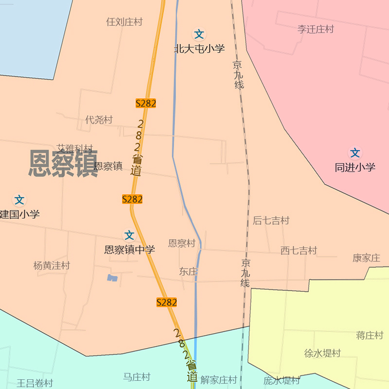 枣强县地图1.15m衡水市折叠家用高清办公室会议室书房新款墙贴-图0