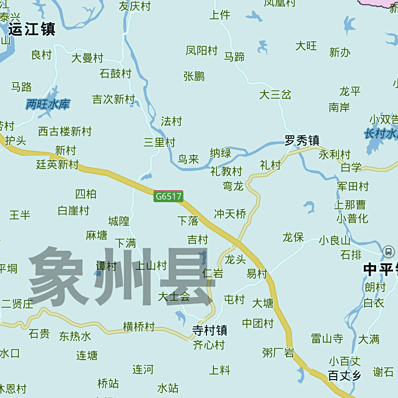 来宾市地图1.15m折叠家用高清办公会议室书房新款墙贴装饰画现货