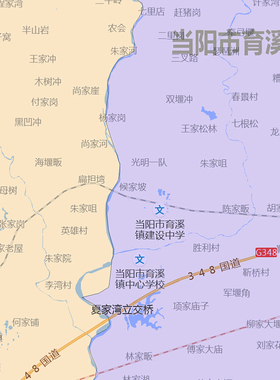 当阳市地图1.15m宜昌市新款折叠版初中小学生成人装饰画现货贴图