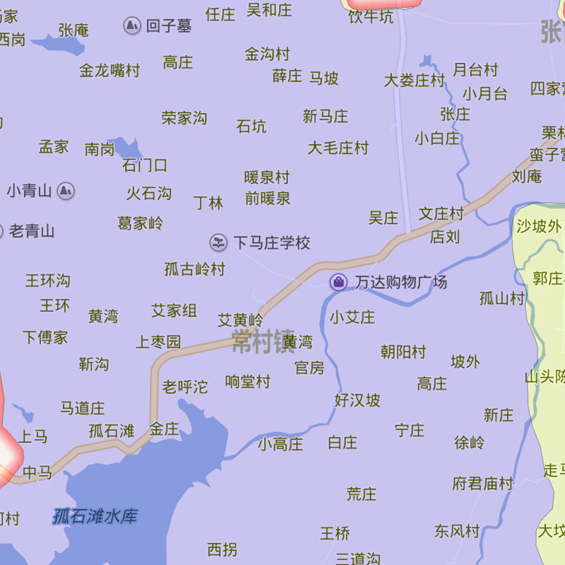 叶县地图1.15m办公室书房装饰画平顶山市区域划分高清打印折叠版