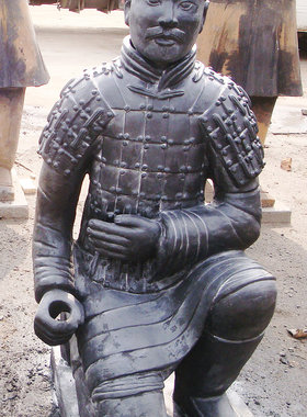 兵马俑跪射武士仿古礼品 178cm工艺品