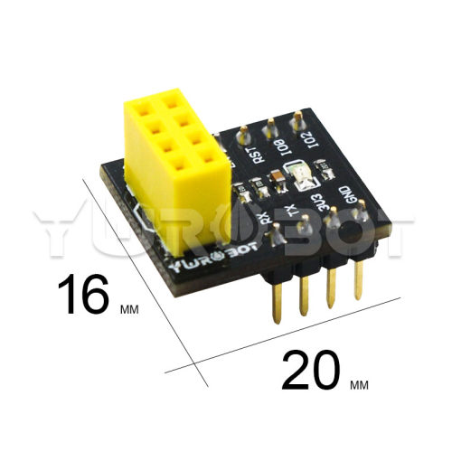 【YwRobot】 wifi模块转接板扩展板 ESP-01S 兼容ESP8266 - 图0
