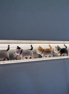 冰箱顶上面的摆件招财猫咪桌面摆件玄关装饰客厅电视柜桌面装饰品