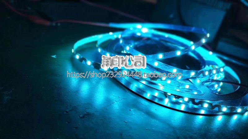 S型led灯带2835迷你发光字12v光源软灯带高亮树脂字6MM宽贴片灯条-图3