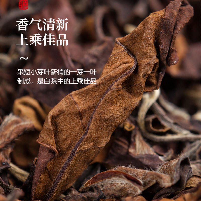 福鼎老白茶2010枣香寿眉贡眉陈茶叶散茶500g白牡丹礼盒装荒野日晒