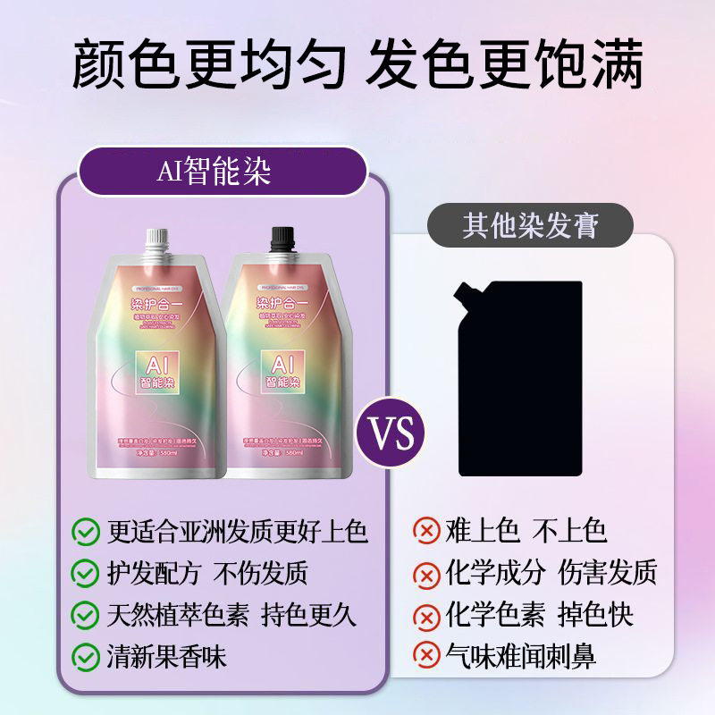 俏能爆款可可米棕发廊染发膏不沾头皮无刺激染发剂ai智能染发,淘宝优惠券,粉丝福利购,淘宝优惠卷