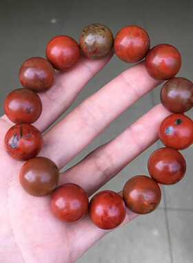 南红玛瑙包浆手串16㎜男女款玉石收藏级别精美礼品饰品百搭时尚