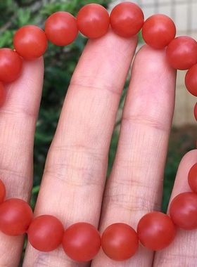 保山南红单圈手串单珠多宝文玩饰品1234567890㎜手链满肉百搭男女